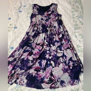 Simply Vera Vera Wang Purple and Black Dress